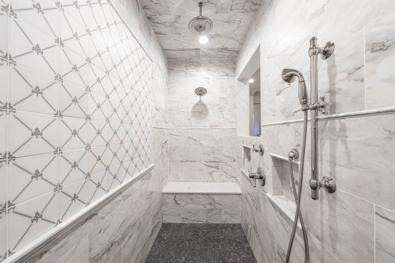Elegant Shower Tile Work